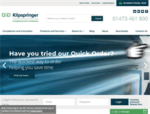 Tablet Screenshot of klipspringer.com